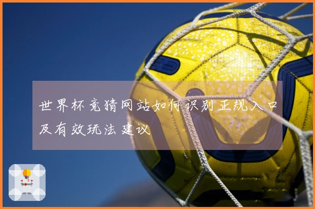 世界杯竞猜网站如何识别正规入口及有效玩法建议