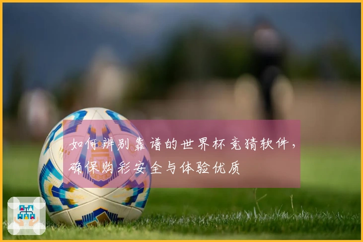 如何辨别靠谱的世界杯竞猜软件，确保购彩安全与体验优质