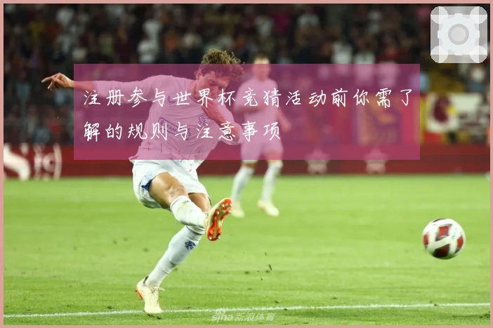 注册参与世界杯竞猜活动前你需了解的规则与注意事项