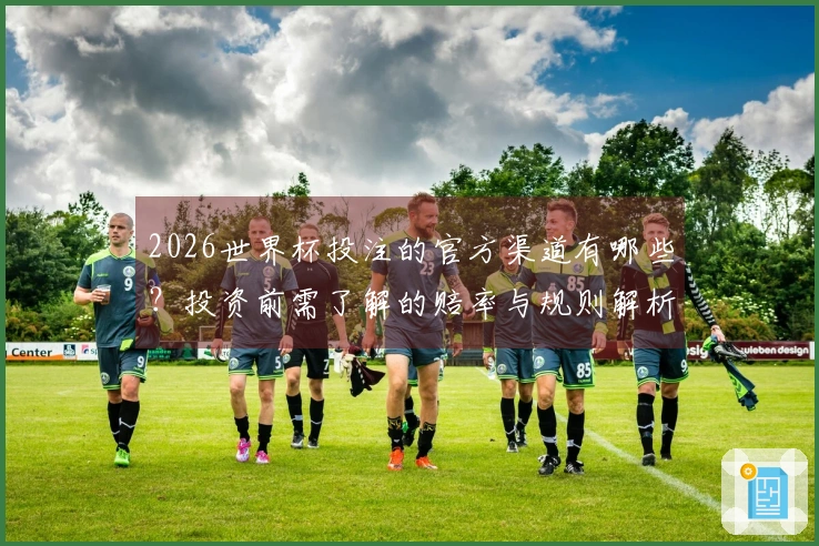2026世界杯投注的官方渠道有哪些?投资前需了解的赔率与规则解析