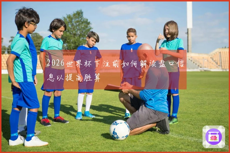 2026世界杯下注前如何解读盘口信息以提高胜算