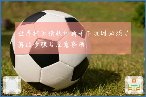 世界杯竞猜软件新手下注时必须了解的步骤与注意事项